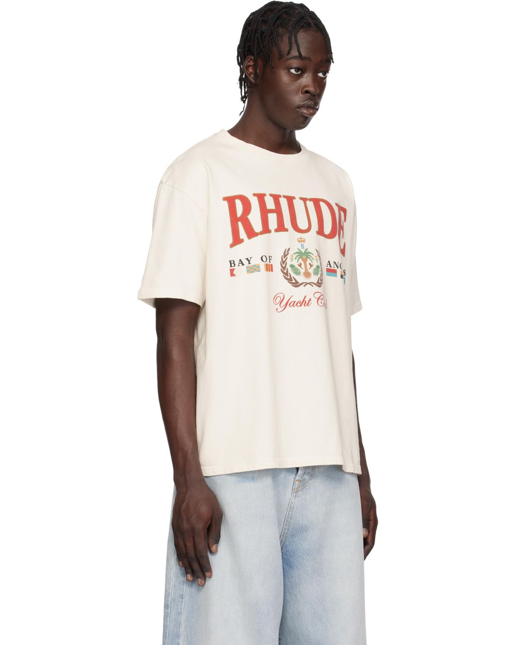 【関税込み】Rhude ブラック Bay Of Angels Yacht Club フーディ BAY OF ANGELS YACHT HOODIE – R H U D E