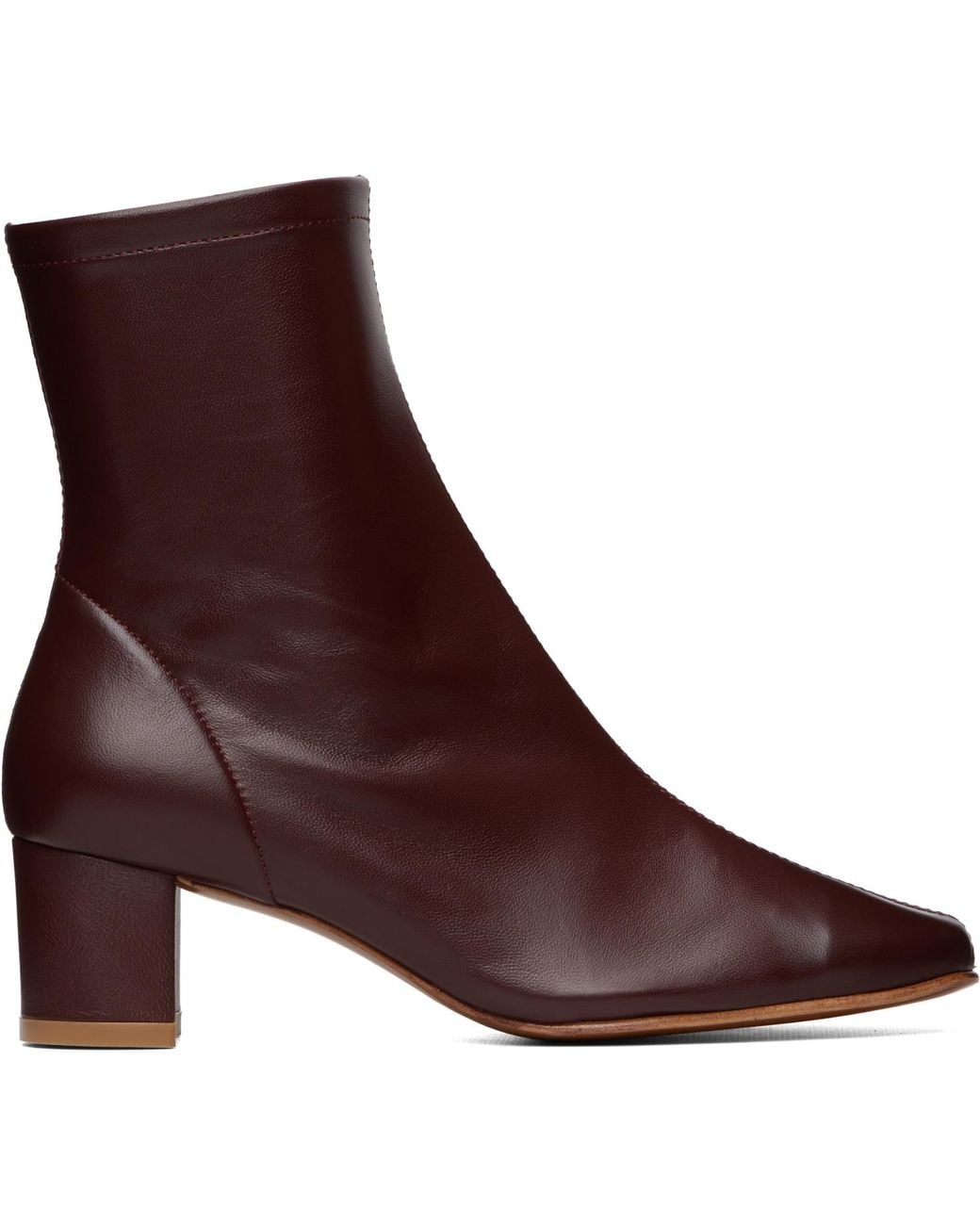 By Far Brown Burgundy Sofia Boots