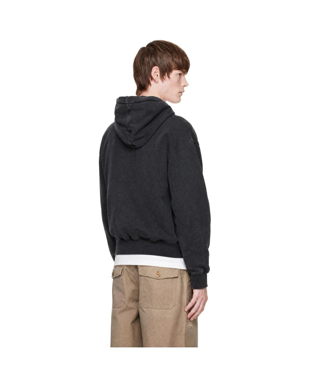 Carne Bollente Black Censor Me Baby Hoodie for men