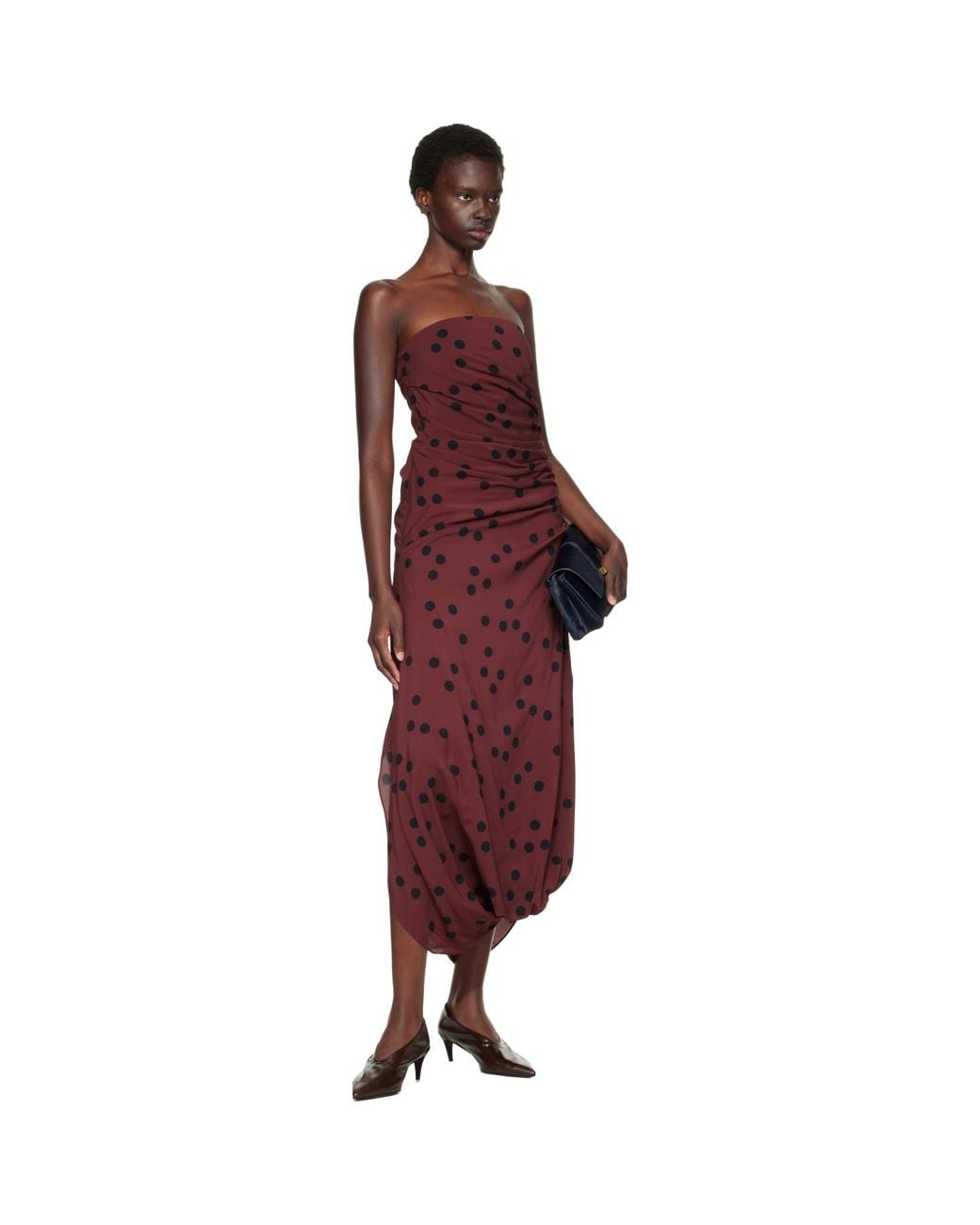 Proenza Schouler Red Burgundy Nayara Maxi Dress