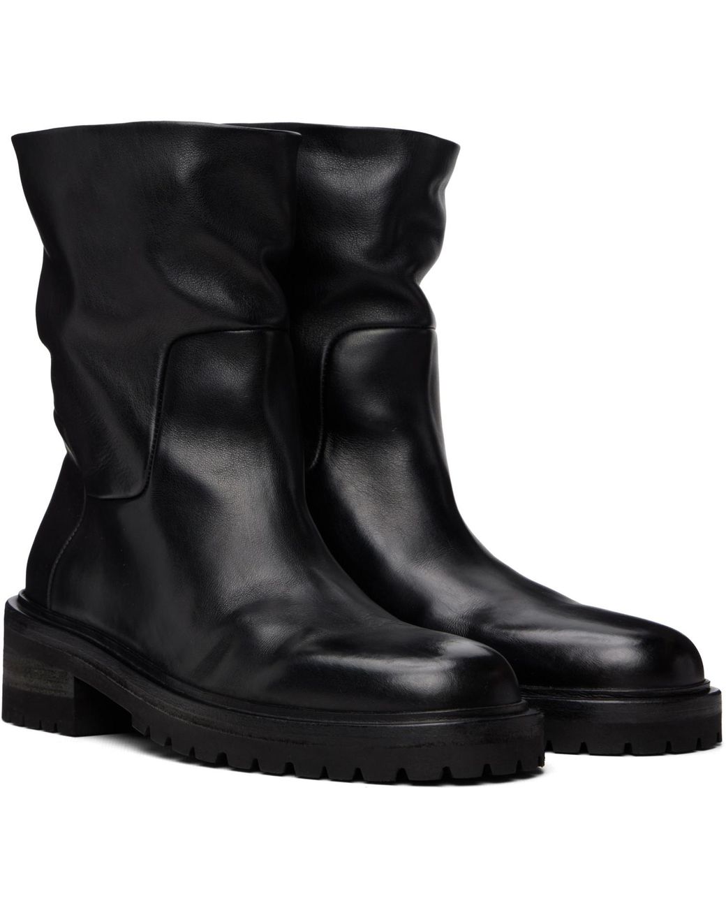 Marsèll Black Calzone Boots for men