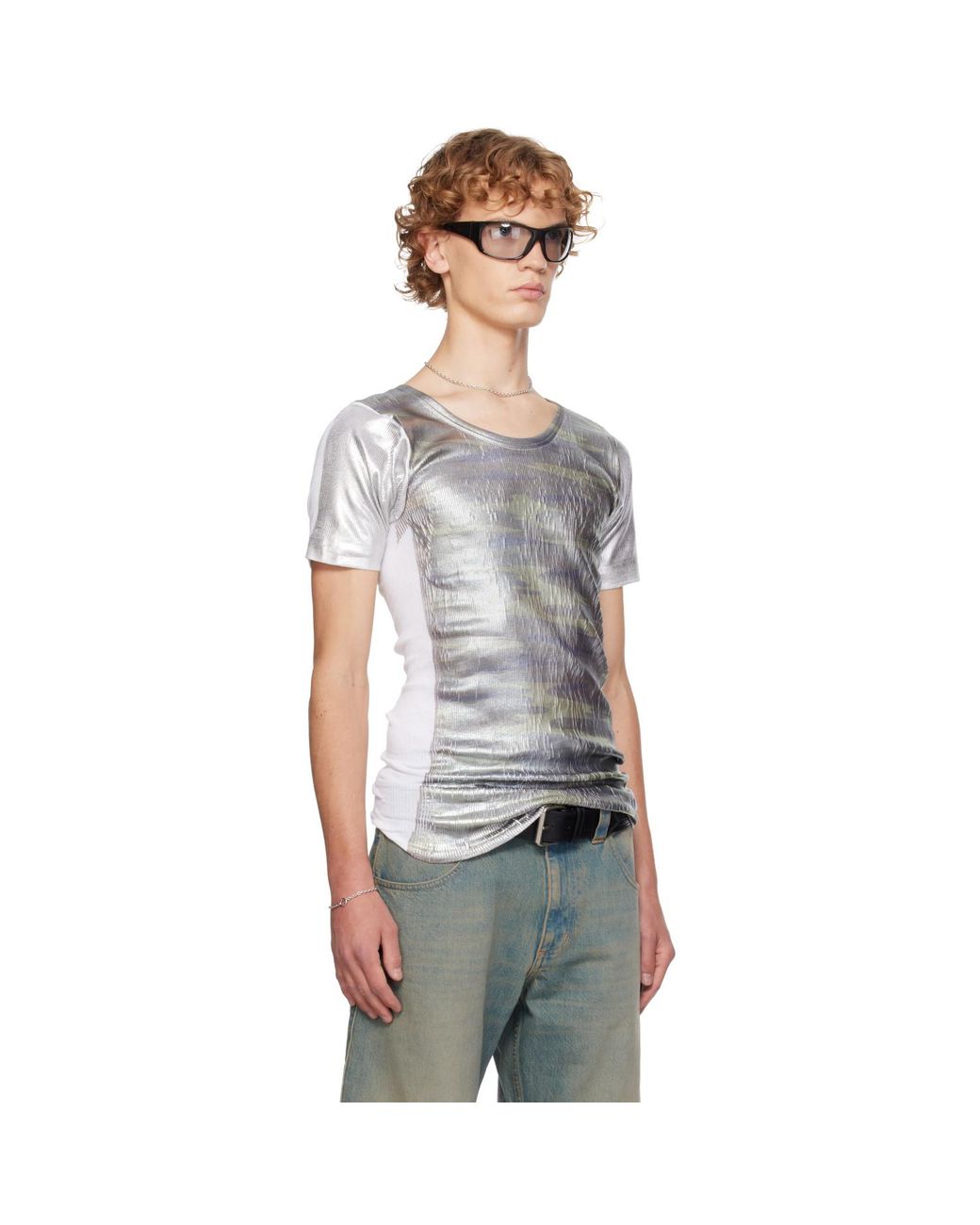 SECONDA Gray Ssense Exclusive Khaki & T-Shirt for men