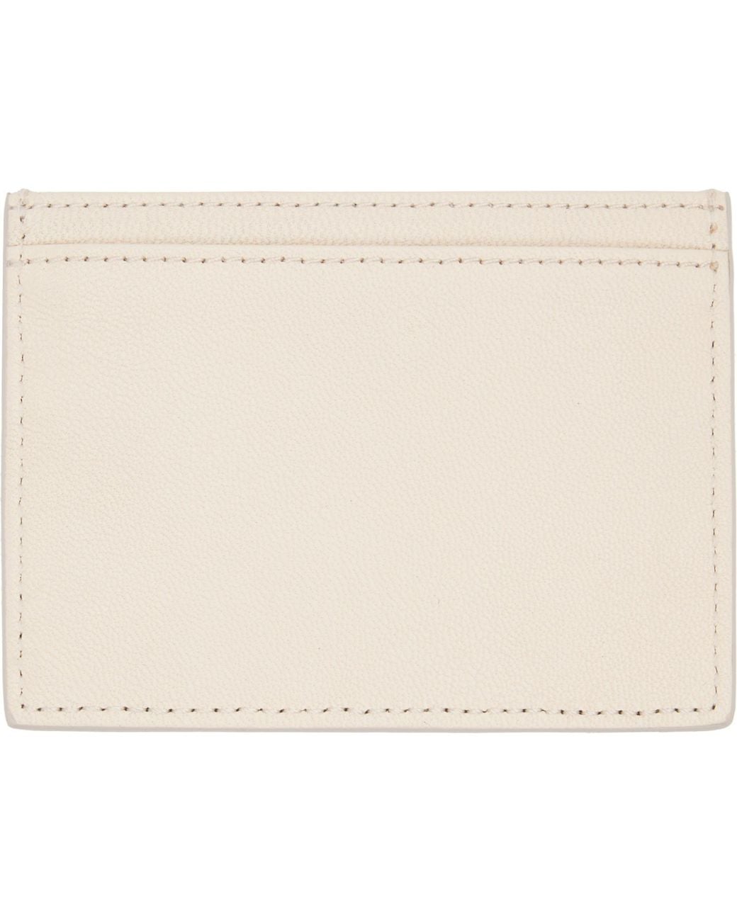 Vivienne Westwood Black Off- Flat Card Holder for men