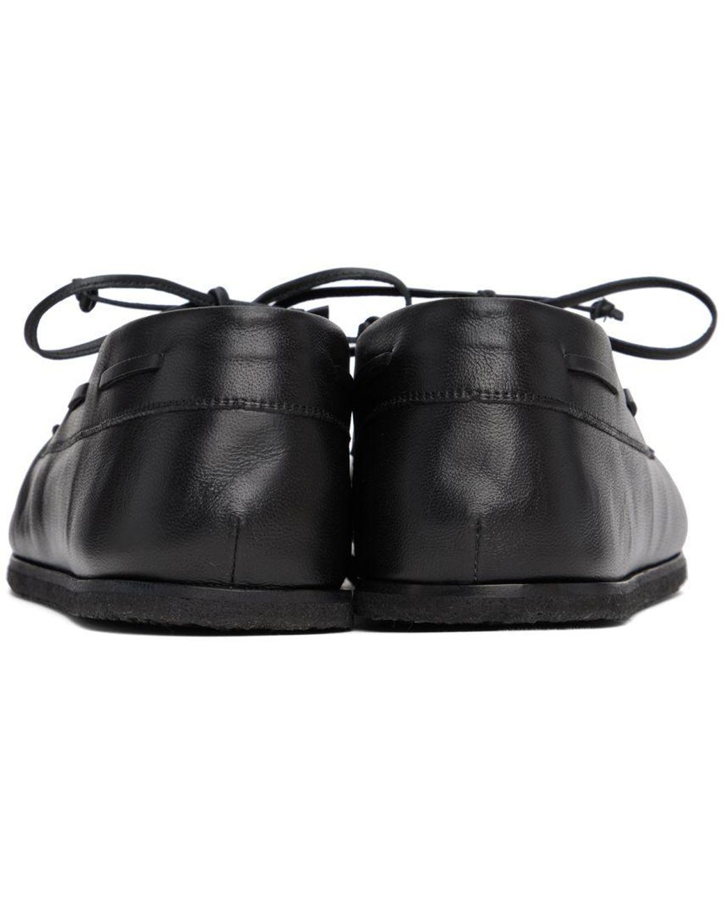The Row Sailor Loafers in Black for Men | Lyst