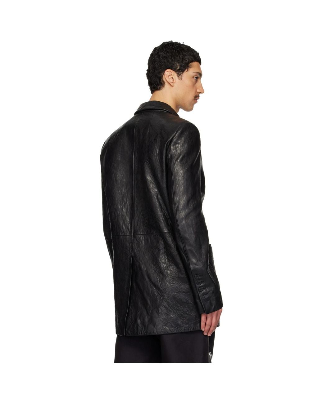 Rick Owens Black Temple Concordians Jacket for men