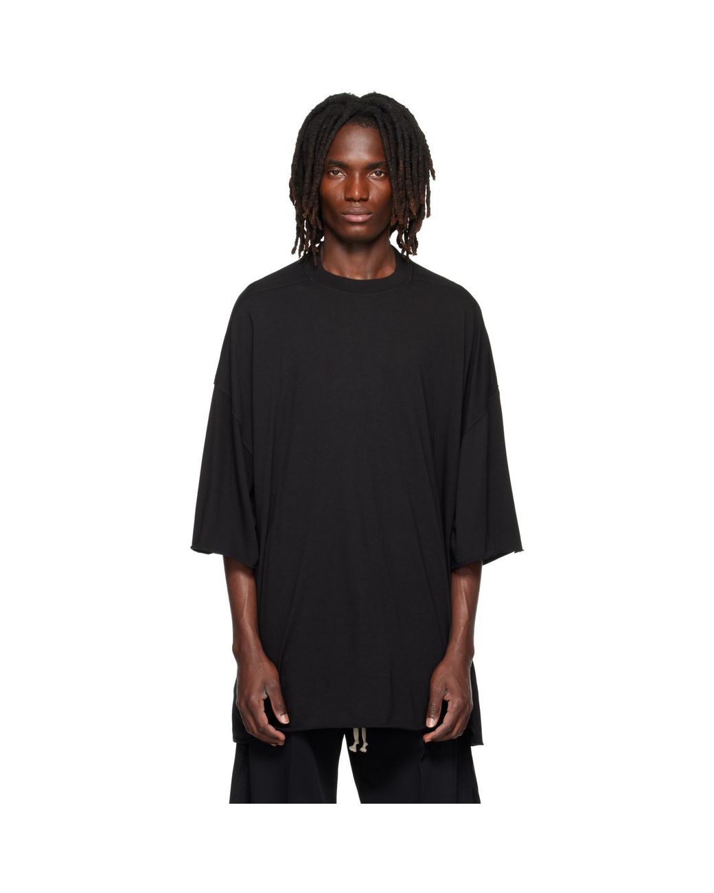 Rick Owens Black Tower Tommy T-Shirt for men