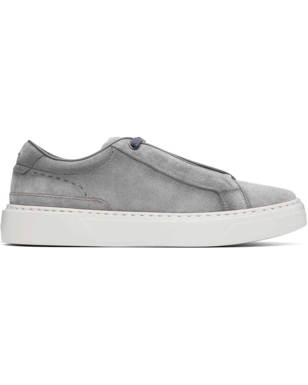 【関税込み】BOSS グレー Gary ローカットスニーカー メンズ BOSS グレー Gary ローカットスニーカー ブラック | Lyst