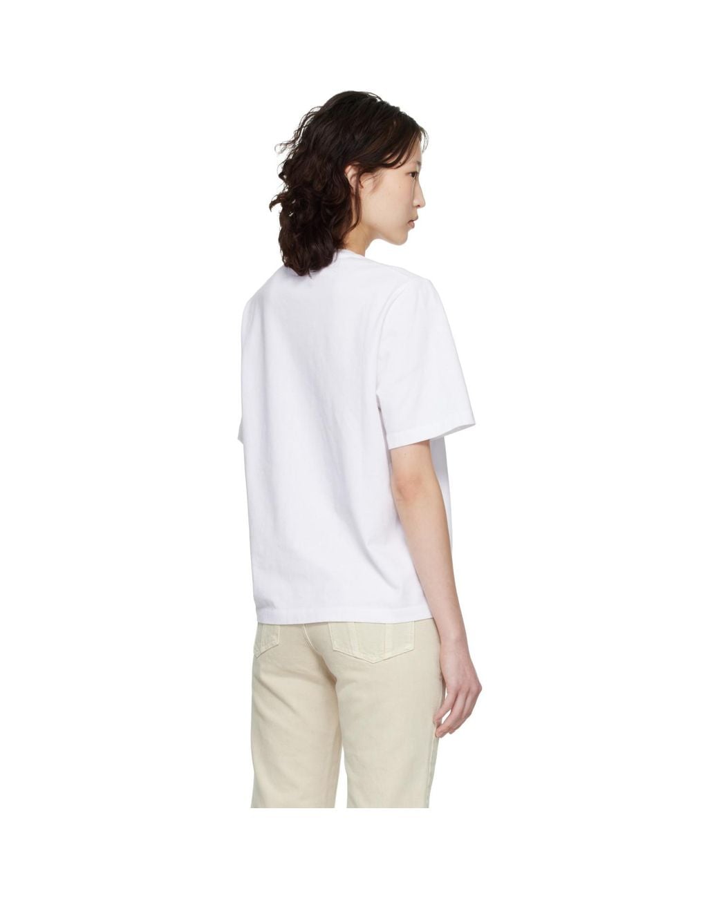 Maison Kitsuné White Baby Fox Comfort T-Shirt