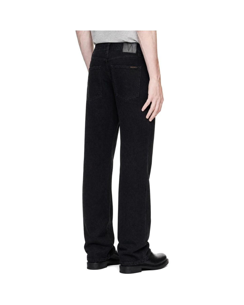Nudie Jeans Black Rad Rufus Jeans for men
