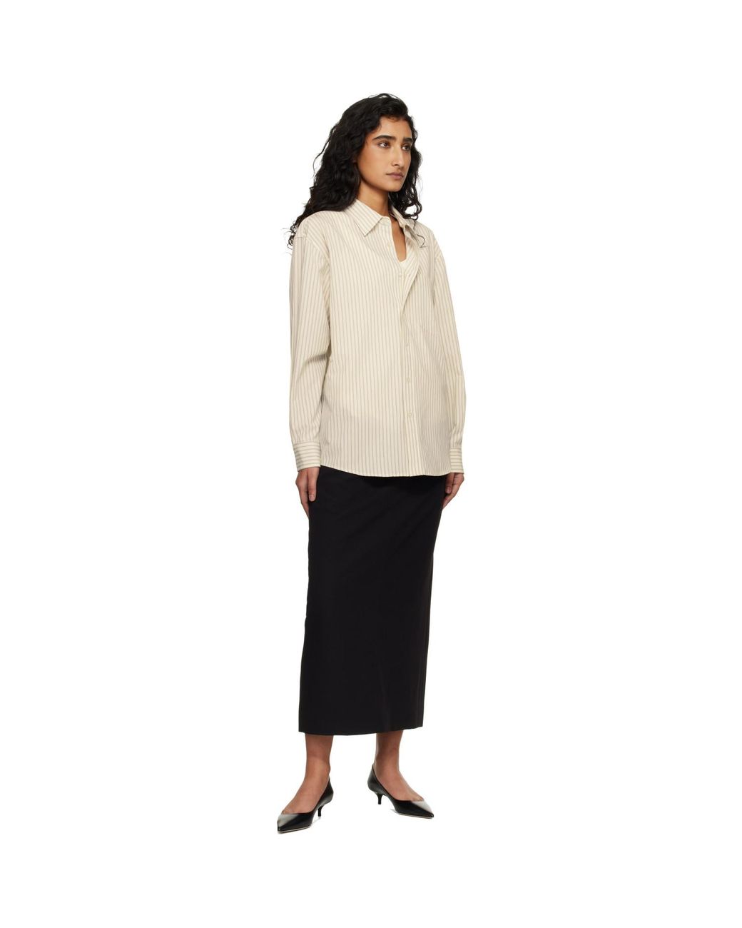 DUNST Black H-Line Maxi Skirt