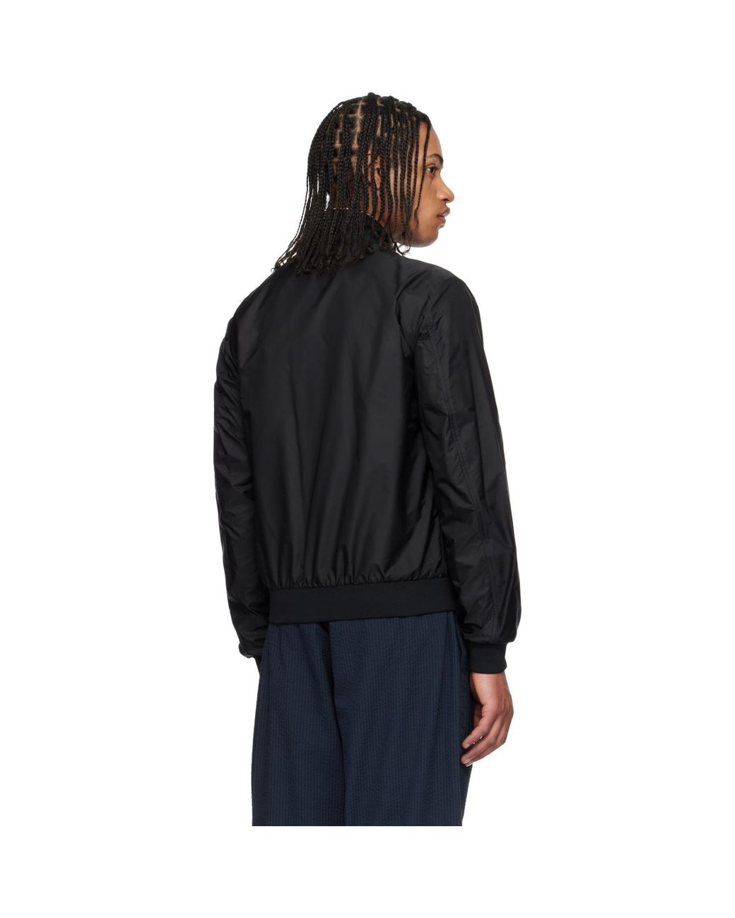 Moncler Black Reppe Rain Jacket for men