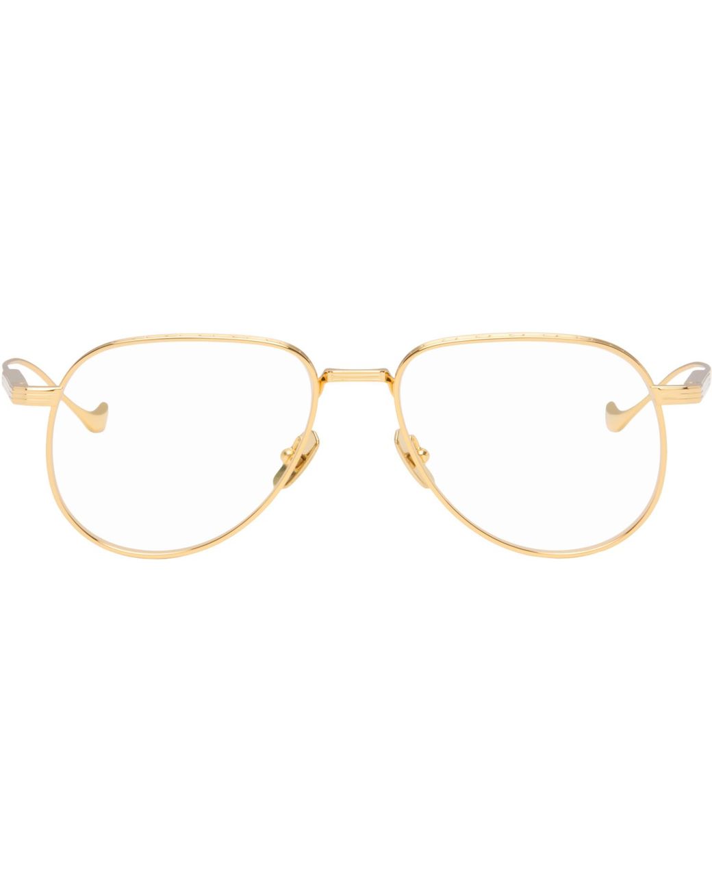 Cutler & Gross Brown Pembroke 1429 Aviator Optical Glsases for men