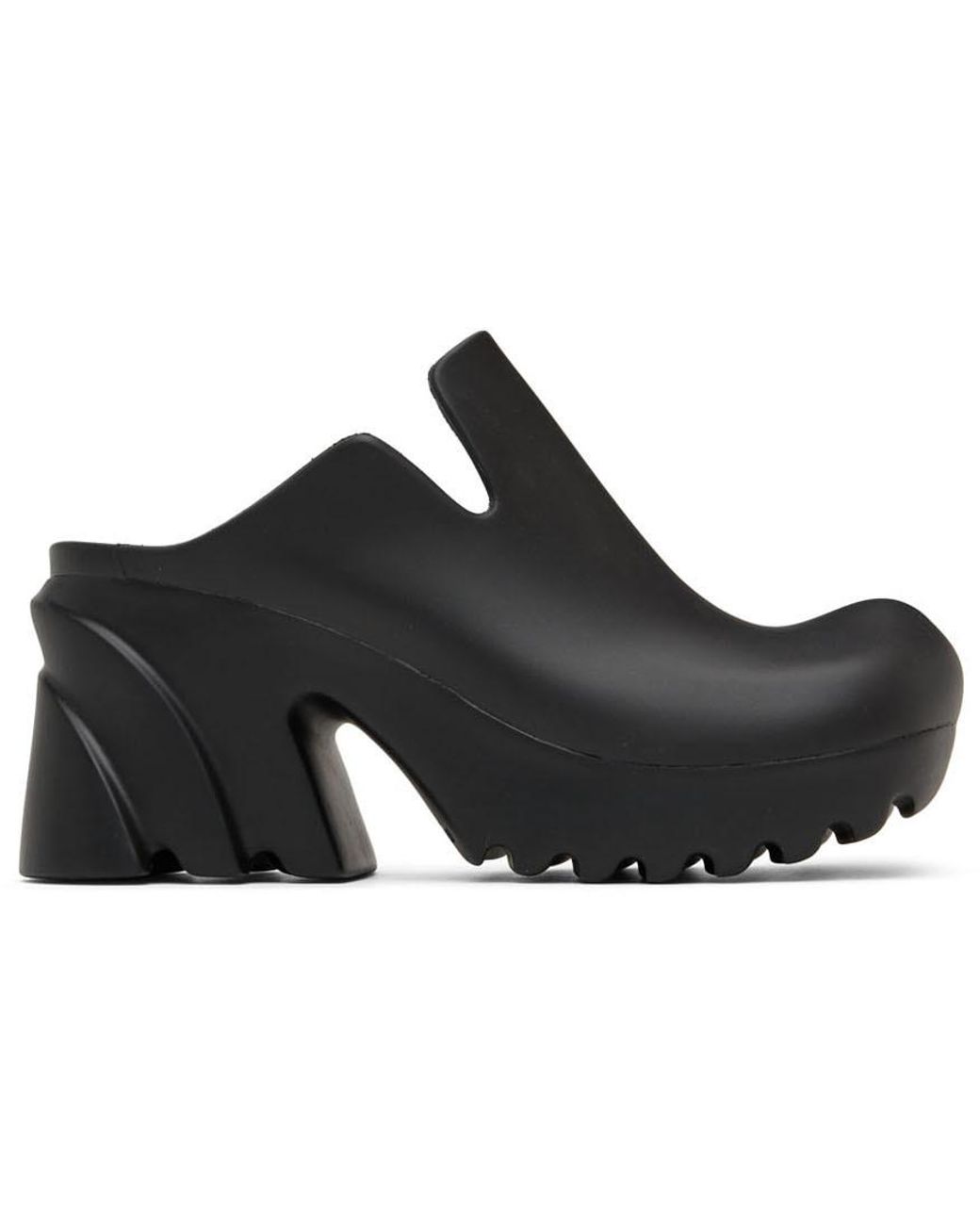 Bottega Rubber Flash Clogs in Black Lyst