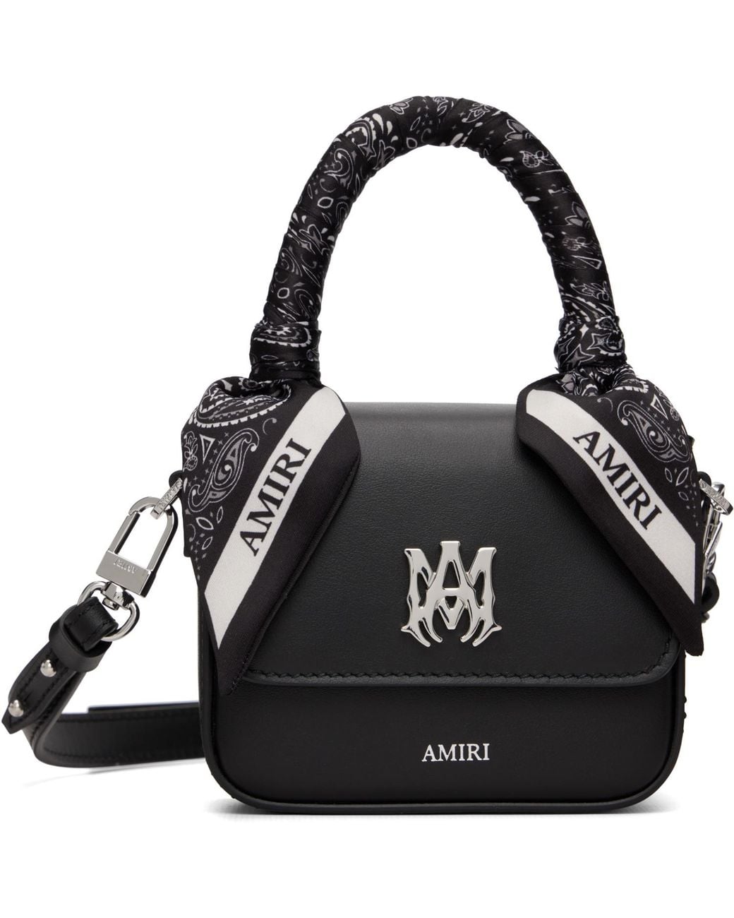 Amiri Black Nano Ma Bag