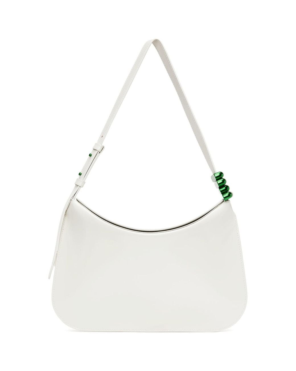 Bottega Veneta White Flap Shoulder Bag