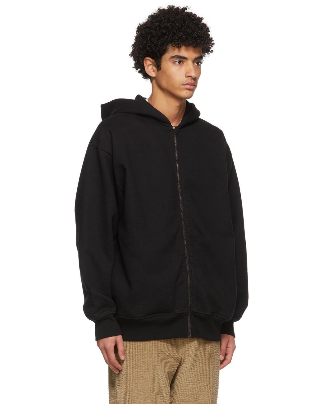 Acne zip shop hoodie