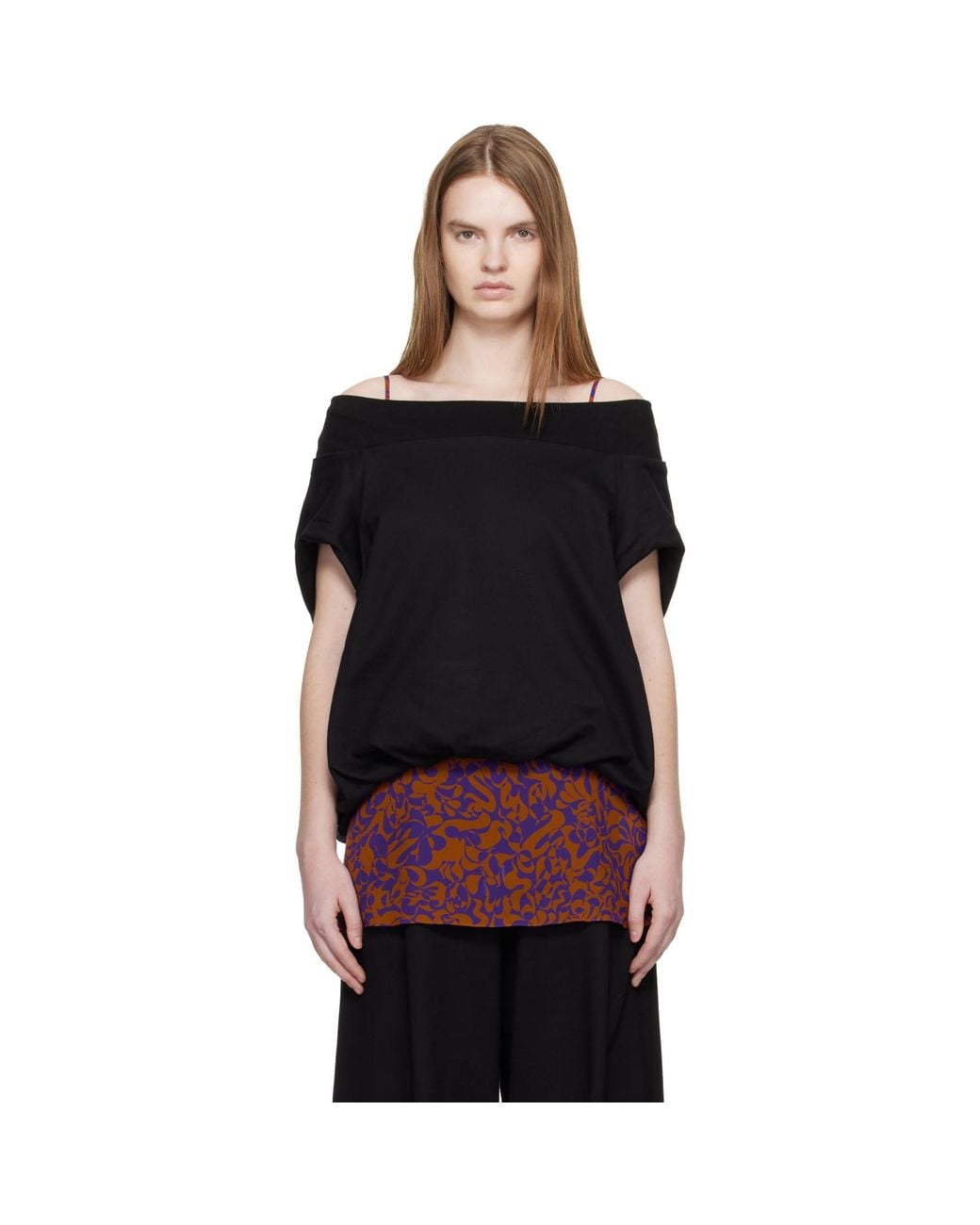 Dries Van Noten Black Cocoon Sweatshirt