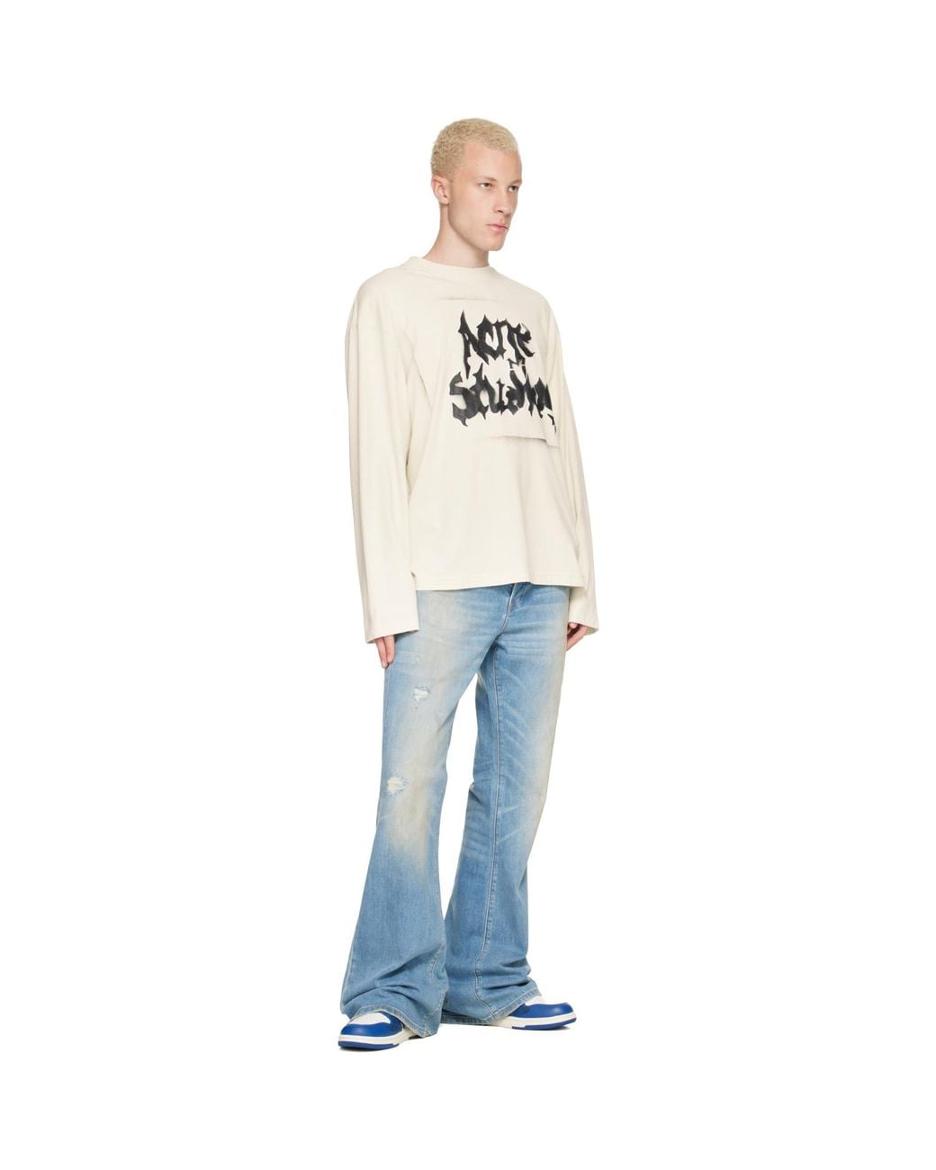 Amiri Blue Skel Top Low Sneakers for men