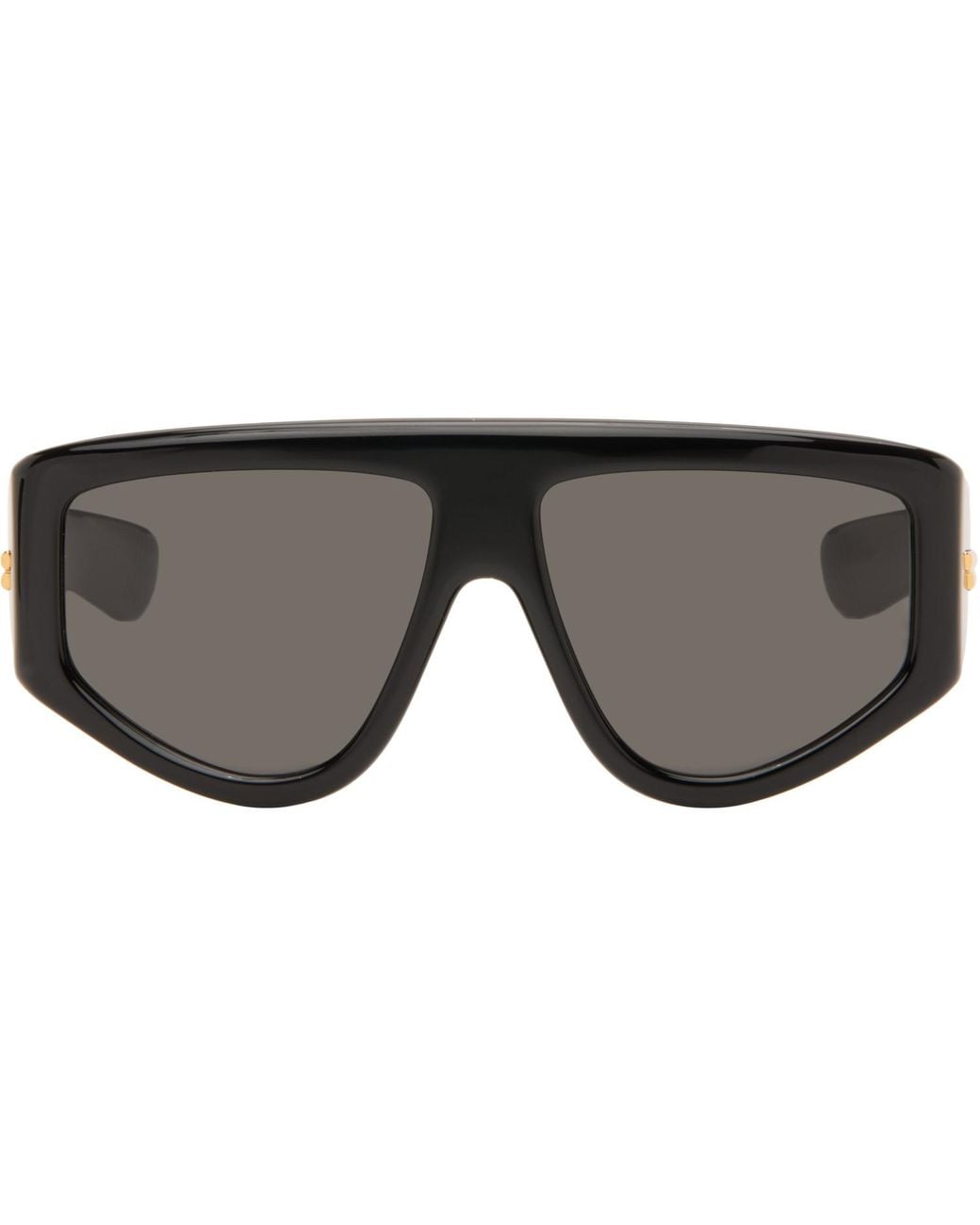 Bottega Veneta Gray Classic Shield Sunglasses