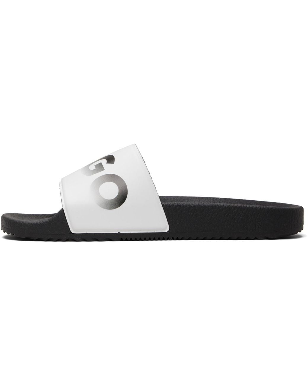 HUGO Black Logo Slides for men