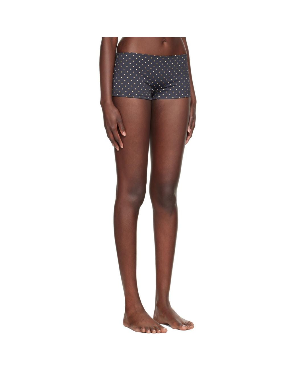 Fruity Booty Blue Celine Polka Swim Shorts