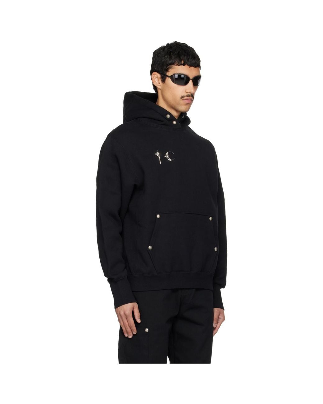 THUG CLUB Black Armor Hoodie for men