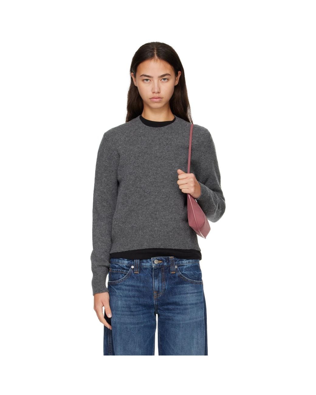 &Daughter Gray Sligo Crewneck Sweater