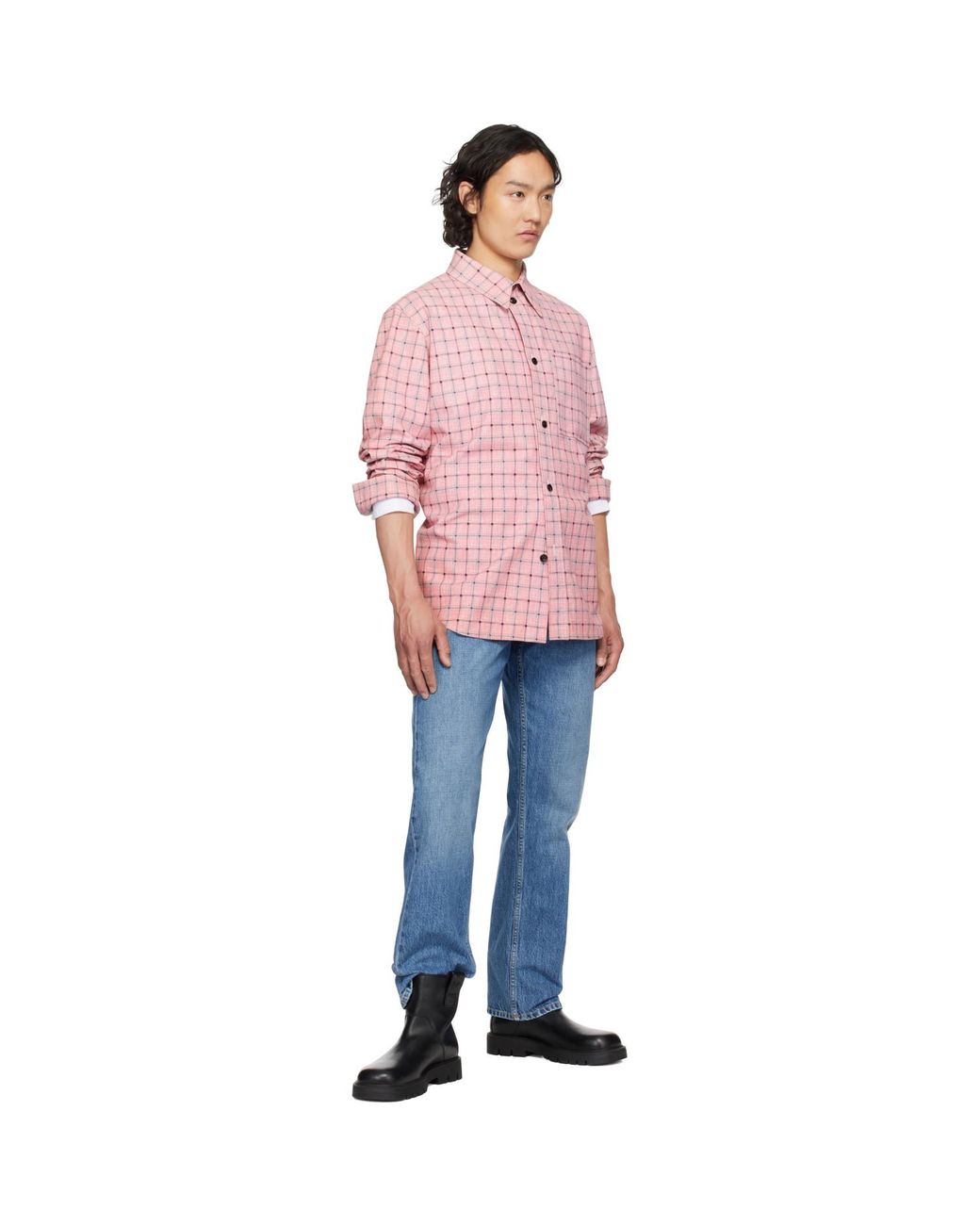 Bottega Veneta Blue Straight Jeans for men
