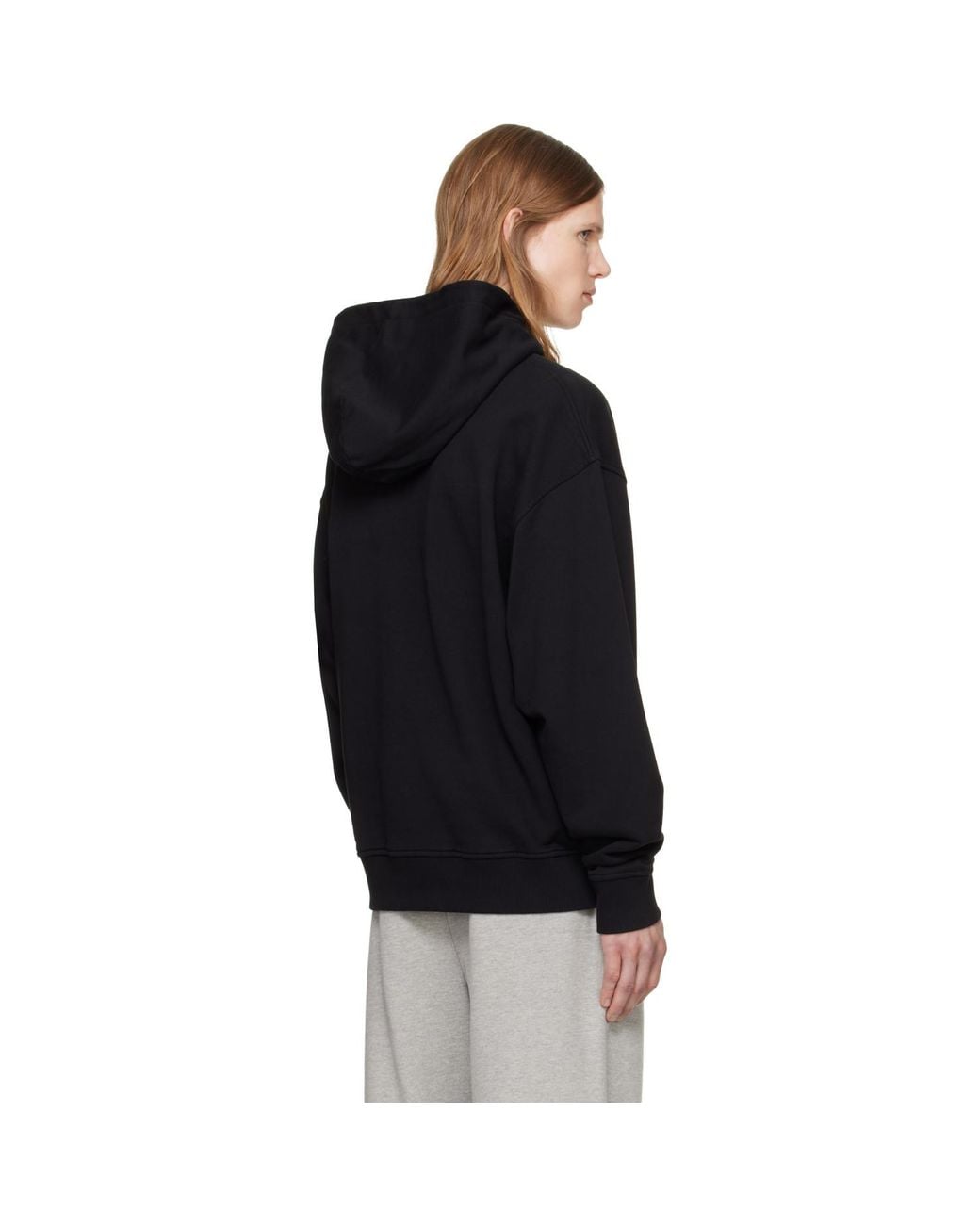 Palm Angels Black Palm Tree Regular Hoodie for men