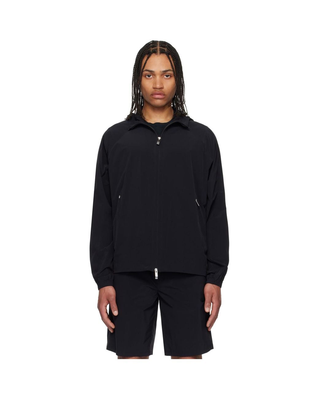 Moncler Black Chalvine Hooded Jacket for men