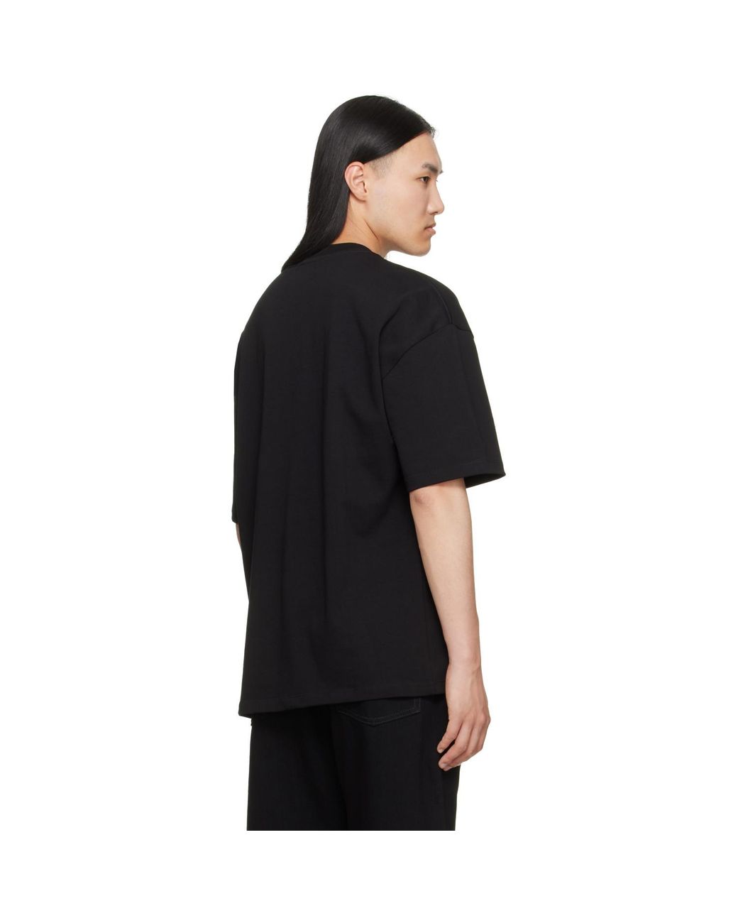 Amiri Black Crystal Skater T-Shirt for men