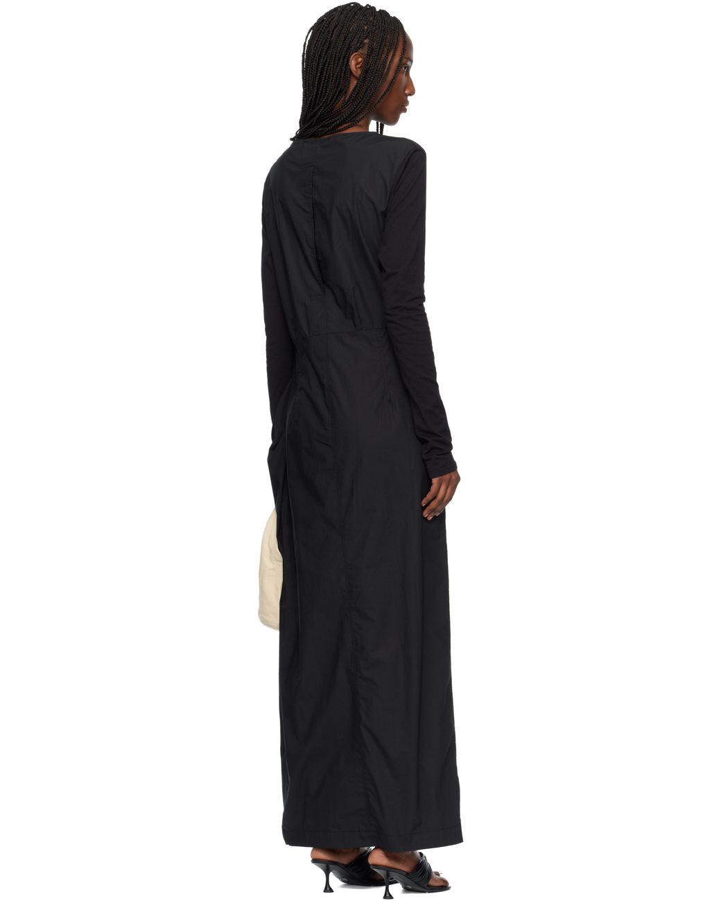 Our Legacy Black Twisted Maxi Dress