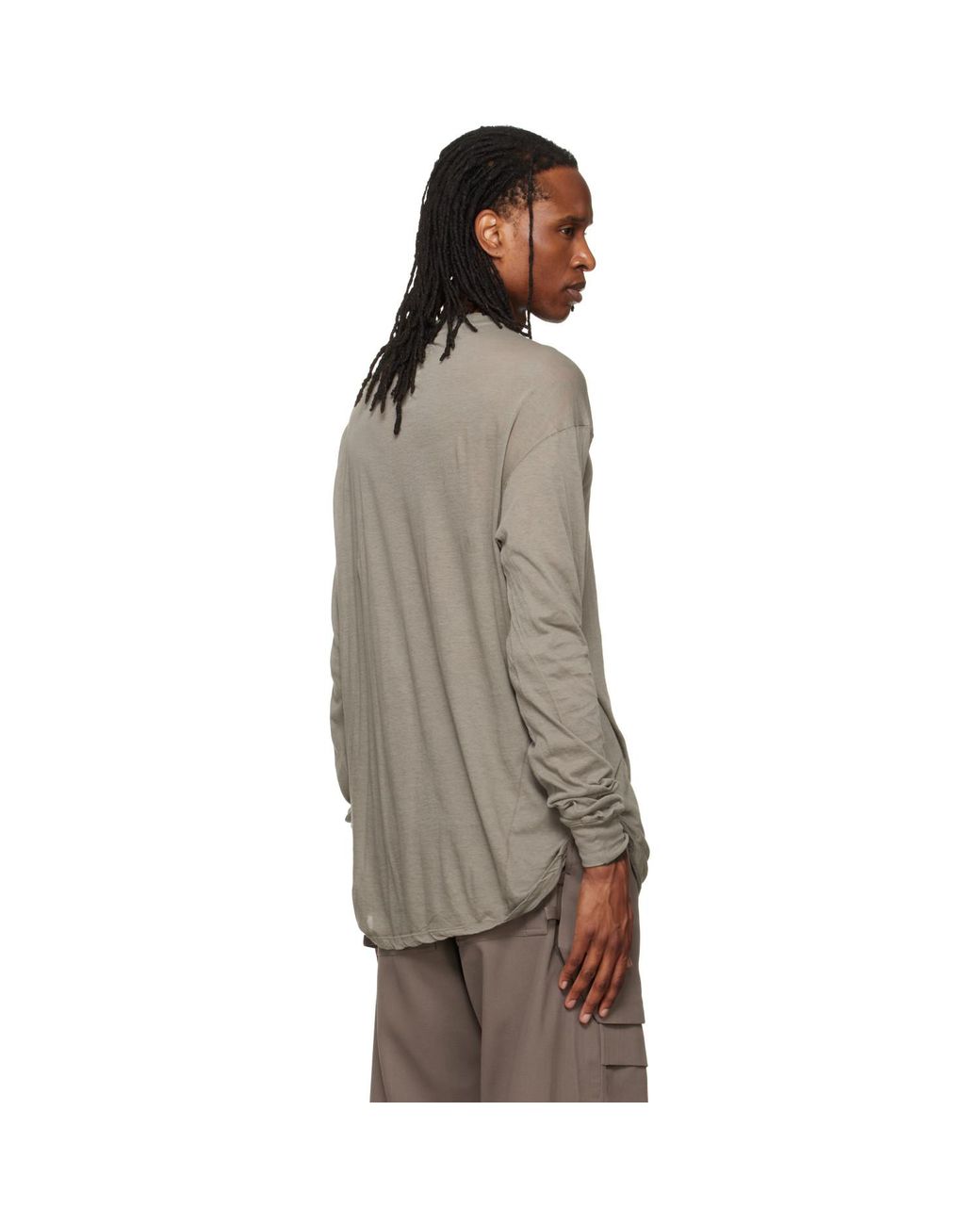 Rick Owens Brown Tower Rick S Jumbo L/S T-Shirt for men