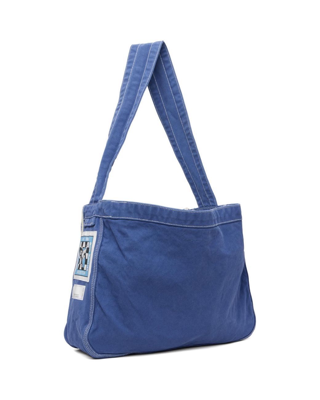 Neighborhood Blue Newspaper Mod Bag for men
