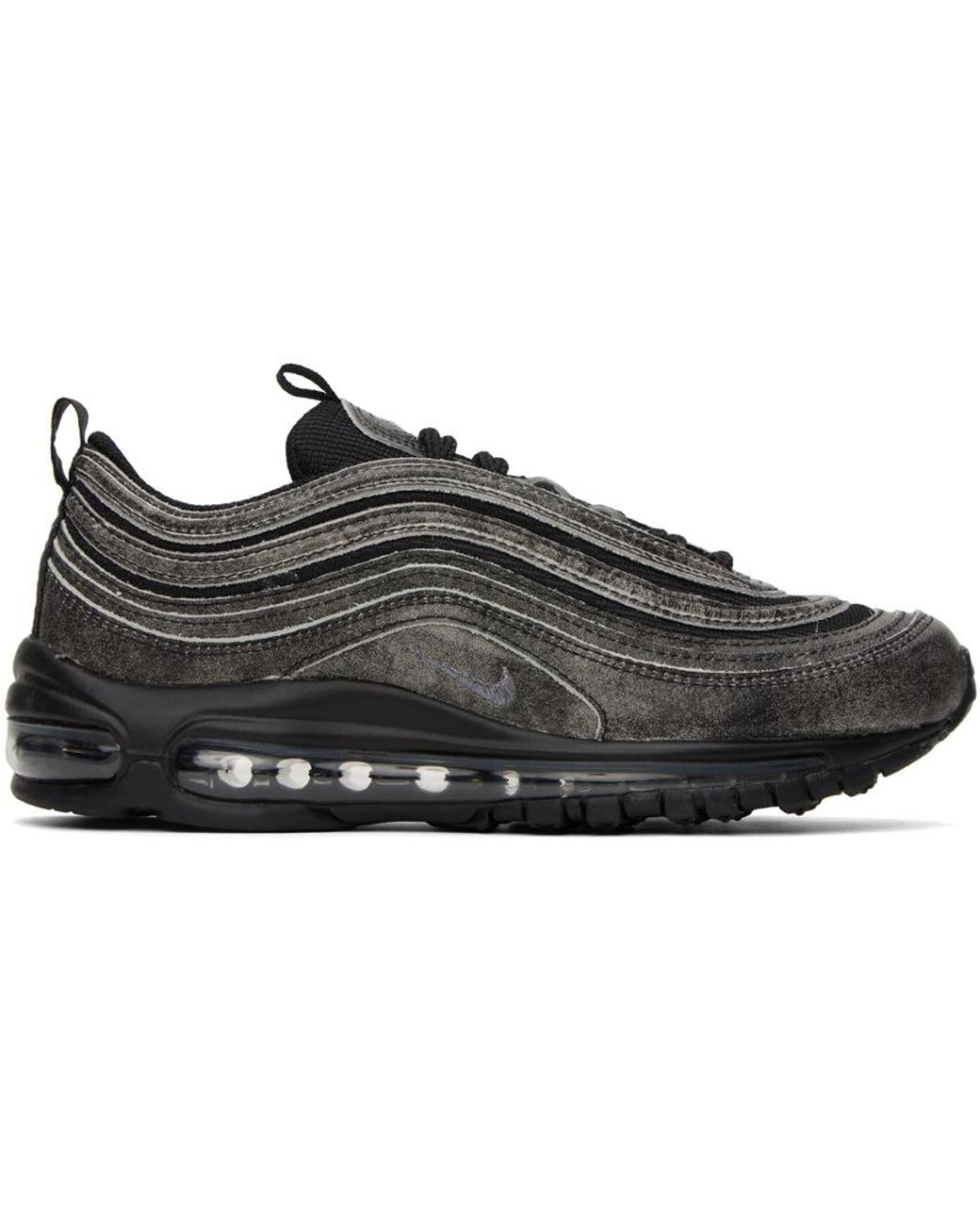 Comme des Garçons Black & Gray Nike Edition Air Max 97 Sneakers