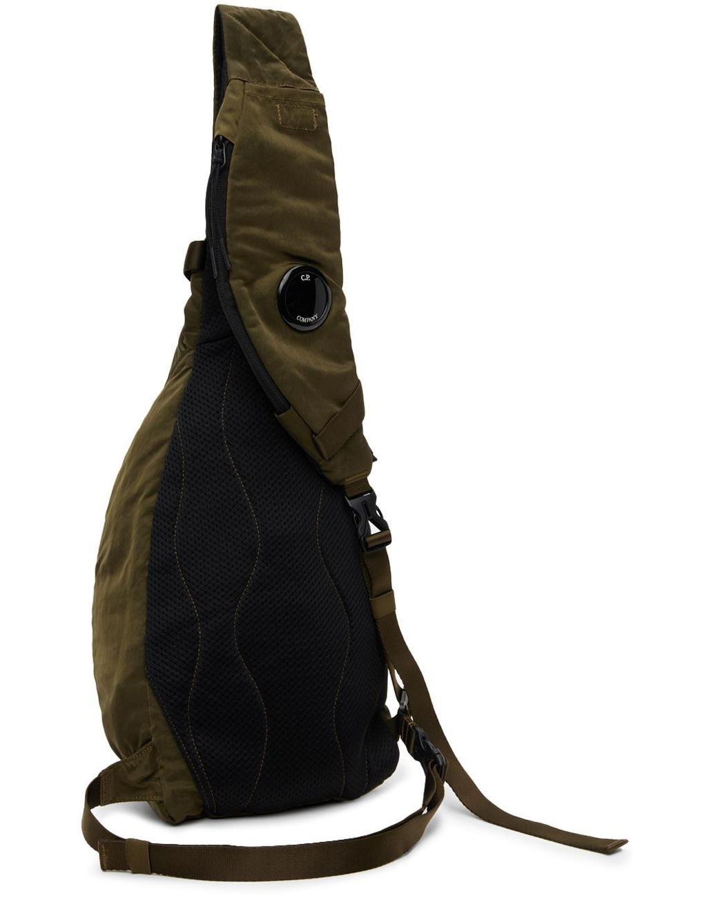 C.P. Company Khaki Nylon B Crossbody Bag in Green for Men | Lyst