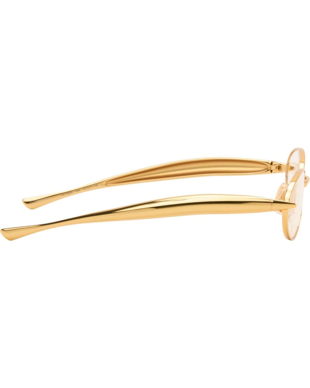 Bottega Veneta Metallic Sardine Oval Glasses for men