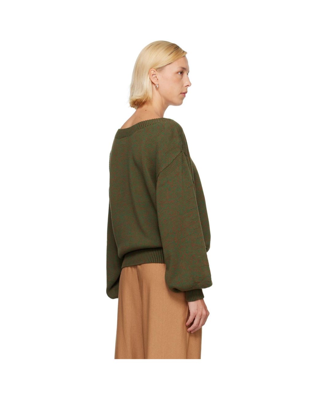 Baserange Green Calla Sweater