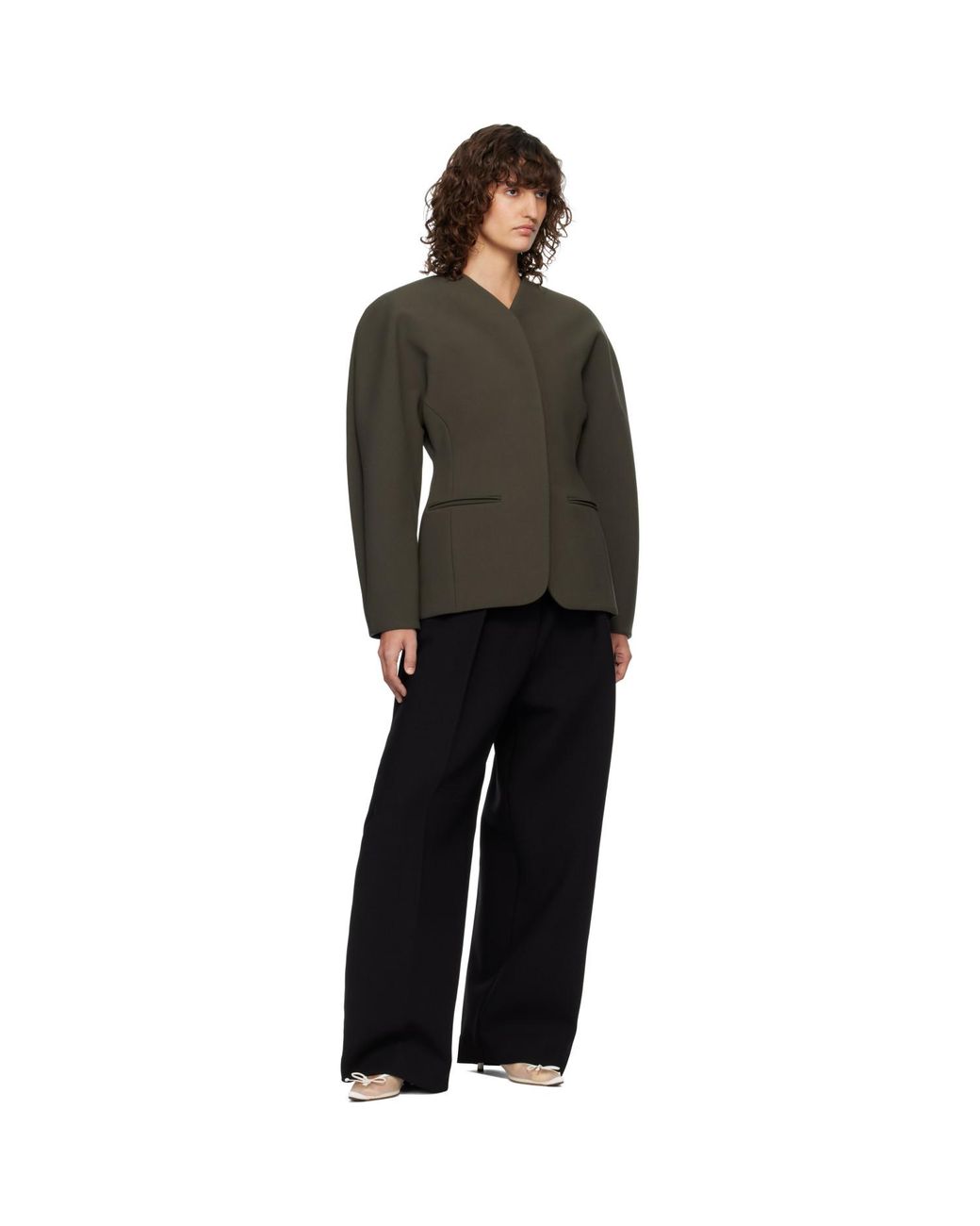 Jacquemus Black 'The Ovalo' Trousers