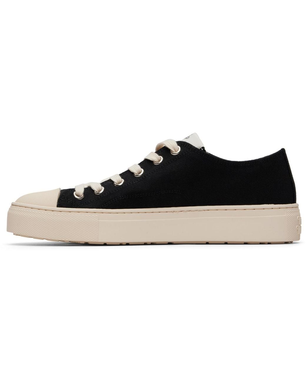 Vivienne Westwood Black Low Top Plimsoll Sneakers for men