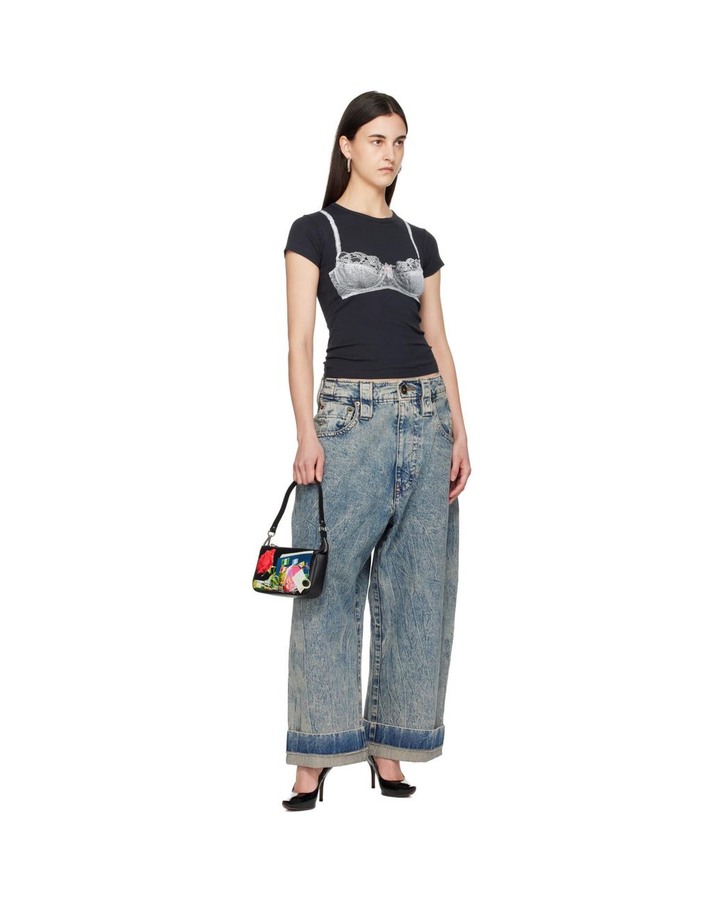 VAQUERA Black Baby Jeans