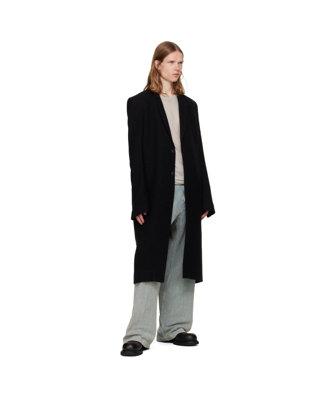 Rick Owens Gray Tower Geth Jeans for men