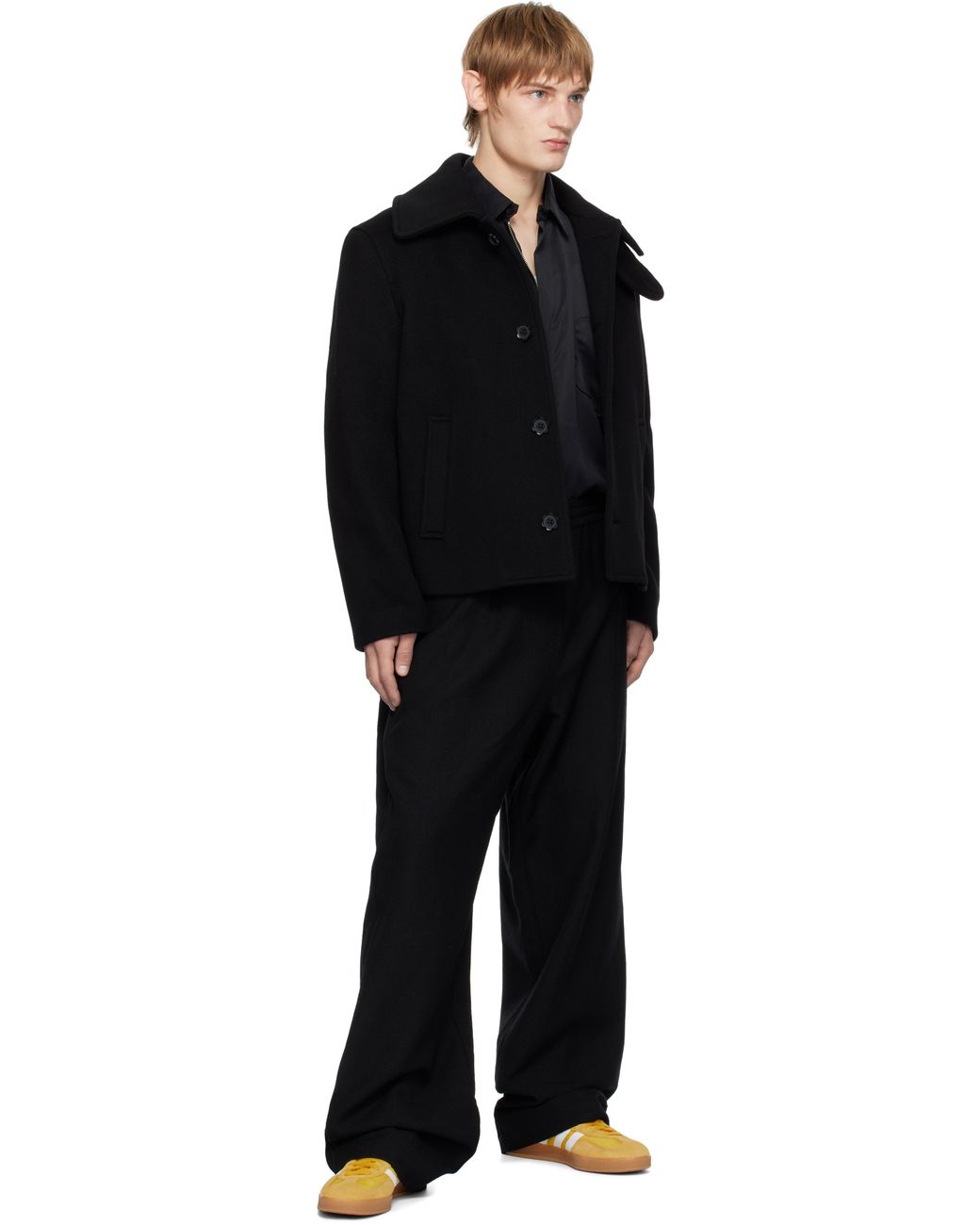 メンズ FORMA ブラック Caban ウール ジャケット ブラック | Lyst