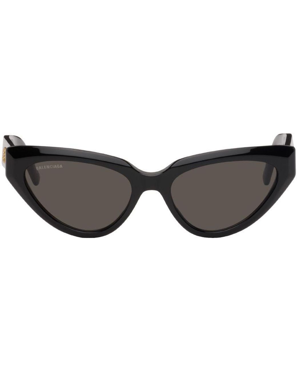 Balenciaga Black Cateye Sunglasses Lyst