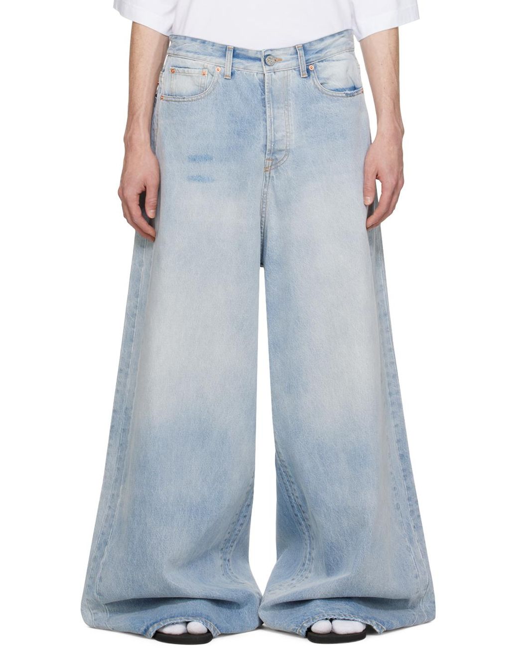 【国内発】VETEMENTS Big Shape ジーンズ vetements-BLUE-Big-Shape-Jeans