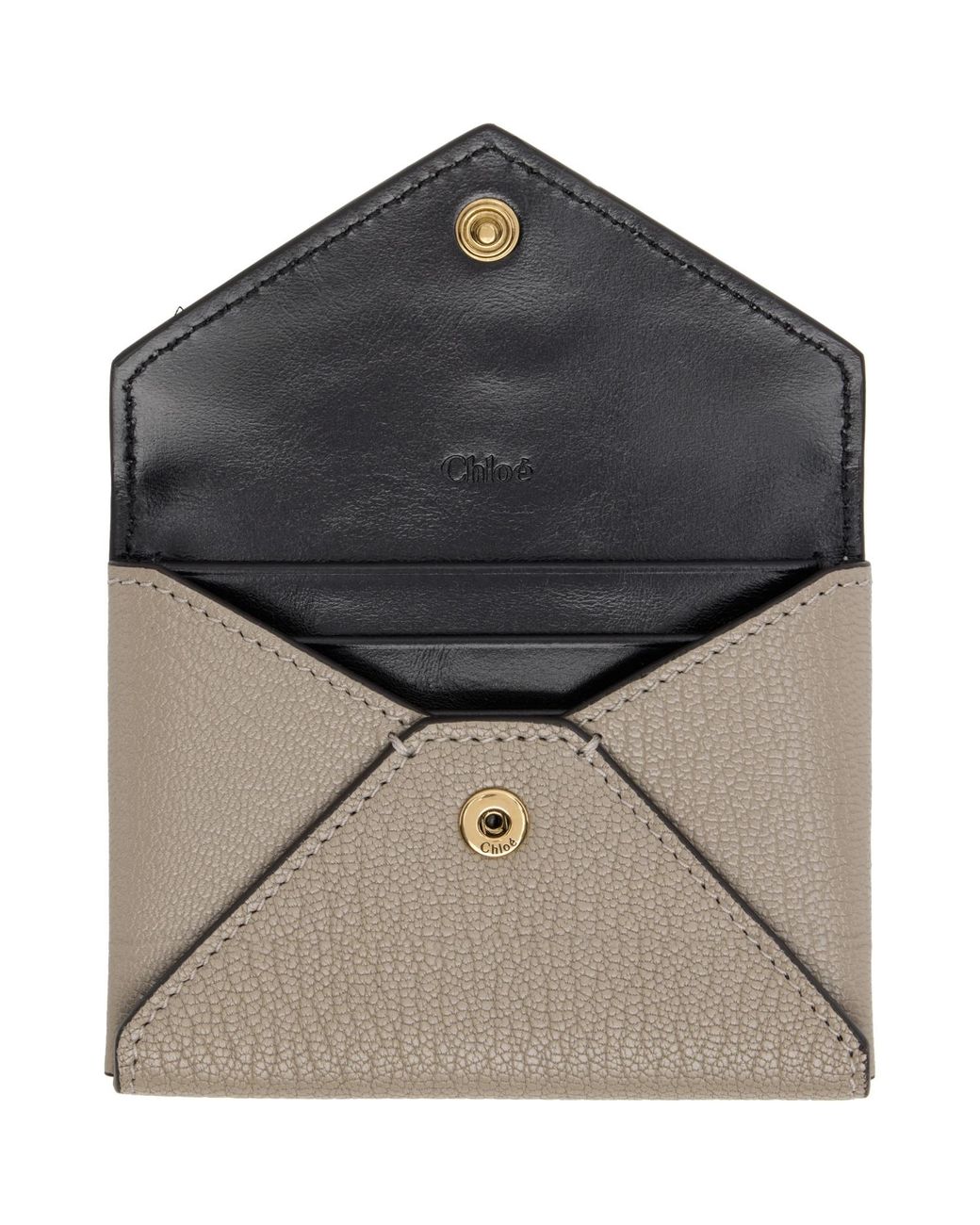 Chloé Metallic Envelope Card Holder