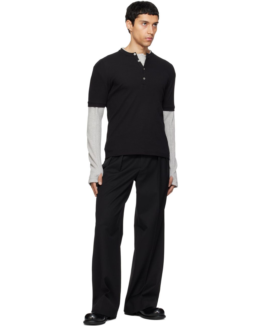 Carrera Black Dorven Henley for men