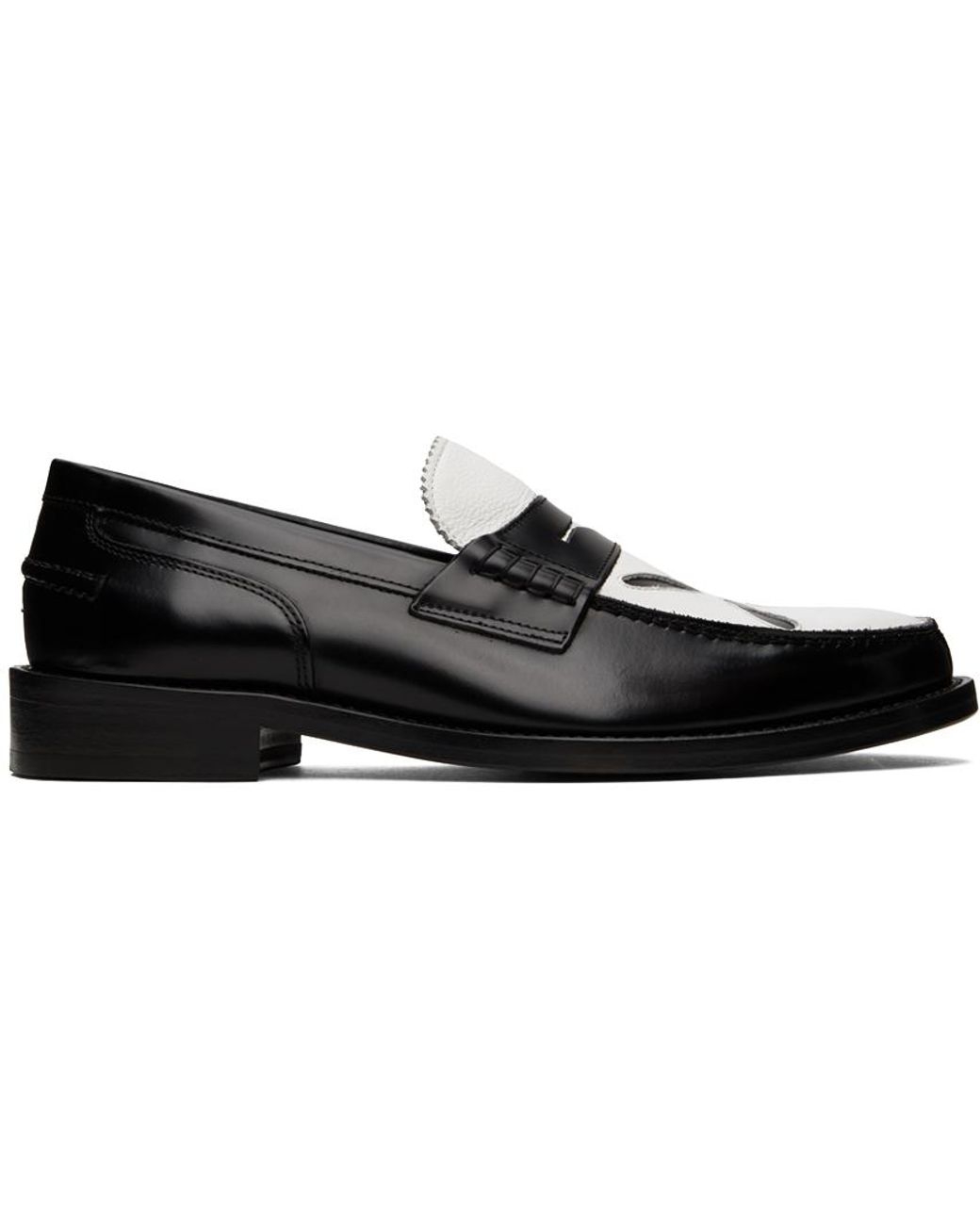 STEFAN COOKE Slashed Loafers in Black for Men | Lyst Canada