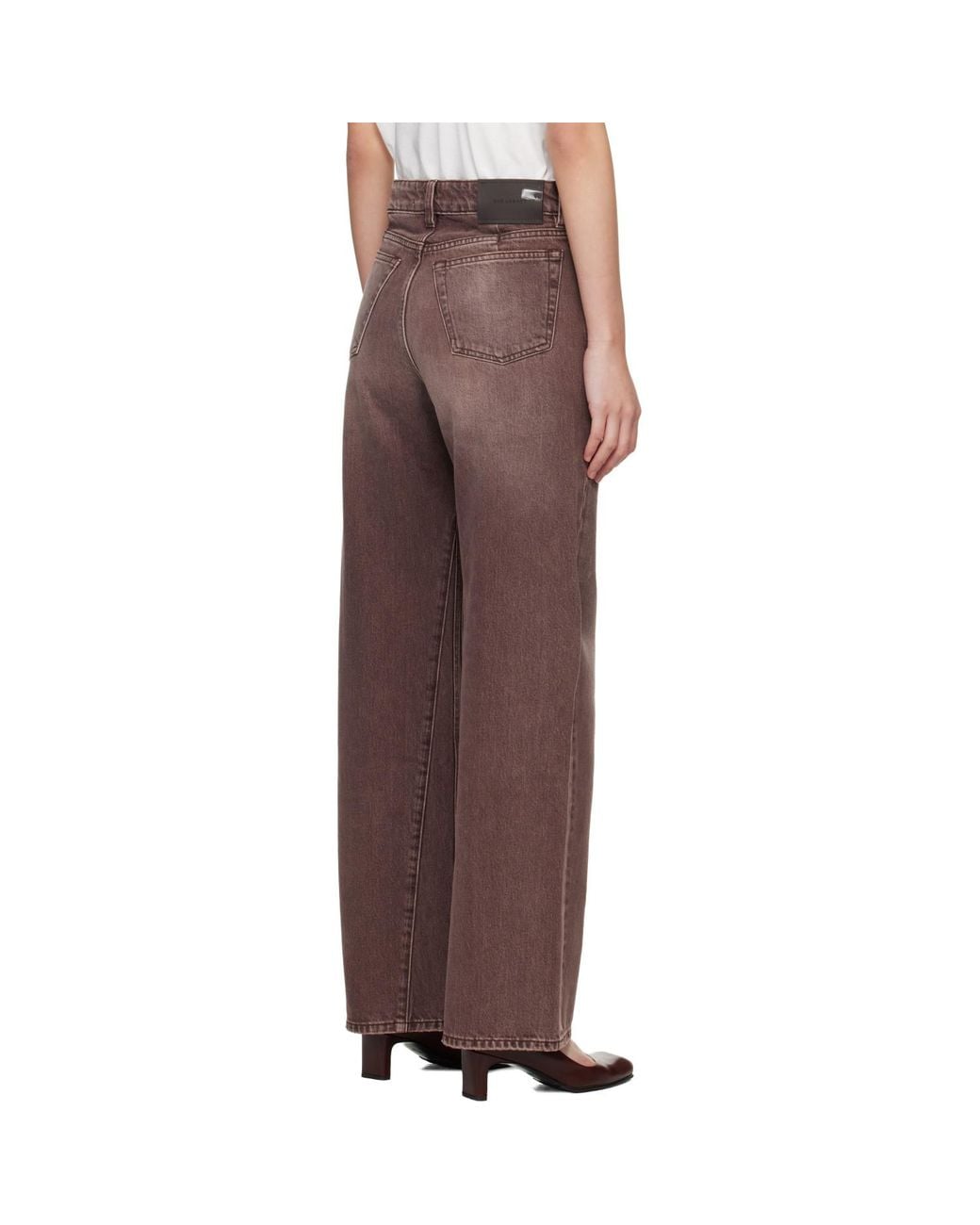 Our Legacy Brown Treble Cut Jeans