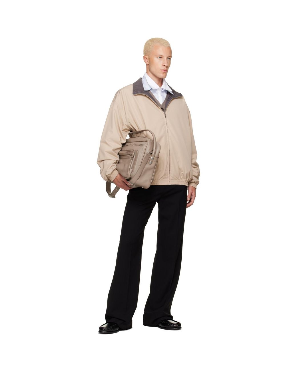 Acne Natural Reversible Logo Jacket for men